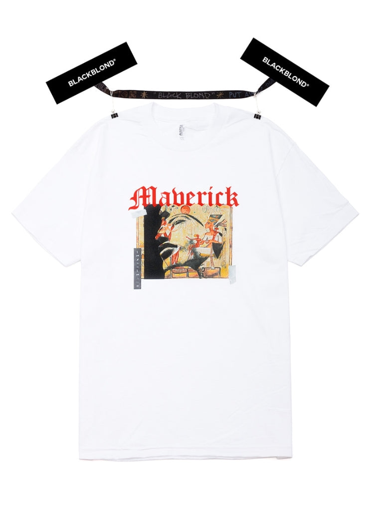 ブラックブロンド(BLACKBLOND) BBD Maverick Short Sleeve Tee (White)
