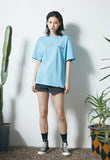 セイントペイン(SAINTPAIN) SP VARIATION LOGO TEE-LIGHT BLUE