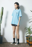 セイントペイン(SAINTPAIN) SP VARIATION LOGO TEE-LIGHT BLUE