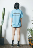 セイントペイン(SAINTPAIN) SP VARIATION LOGO TEE-LIGHT BLUE