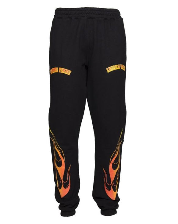 HOMME PLUS FAMME (オムファム)  MOTORCYCLE SWEATS BLACK