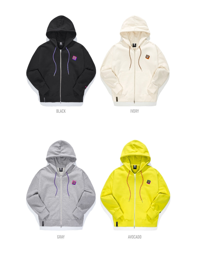 ティーダブリューエヌ(TWN) COLOR ROPE HOOD ZIPUP 4COLOR STHD3273