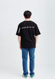 アクメドラビ(acme' de la vie) ADLV BABY FACE SHORT SLEEVE T-SHIRT BLACK DONUTS