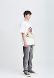 アクメドラビ(acme' de la vie) ADLV BABY FACE SHORT SLEEVE T-SHIRT WHITE DONUTS 1