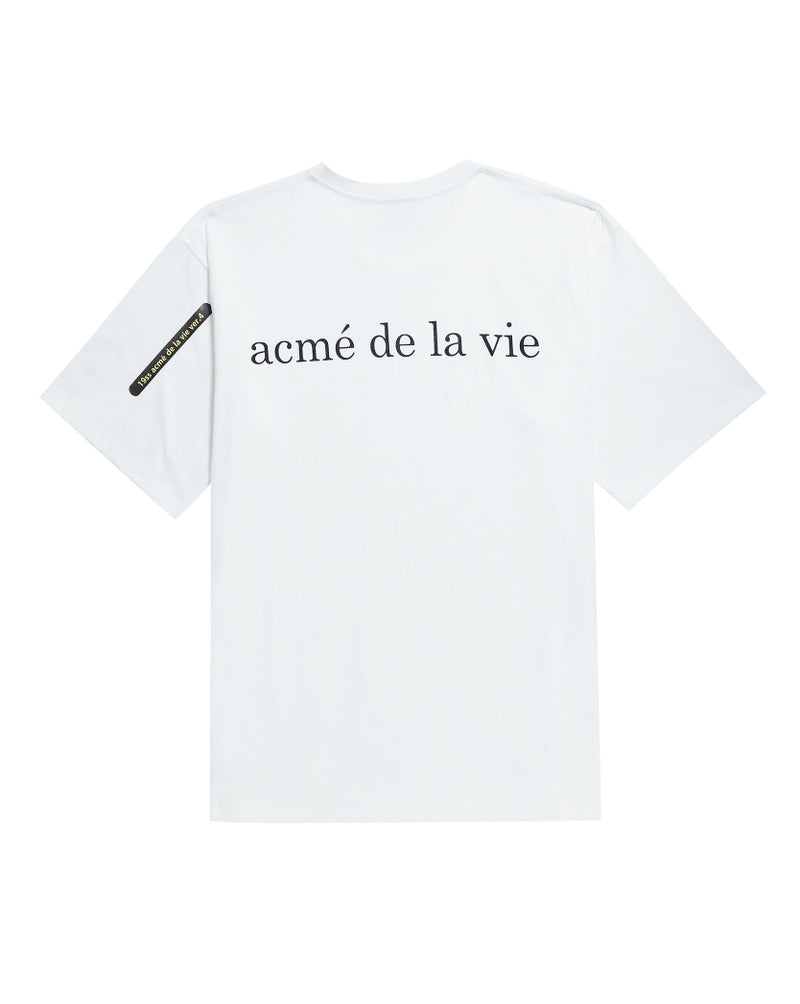 アクメドラビ(acme' de la vie) ADLV BABY FACE SHORT SLEEVE T-SHIRT WHITE DONUTS 1