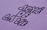アクメドラビ(acme' de la vie) ADLV EMBOSSING LOGO SHORT SLEEVE T-SHIRT LAVENDER