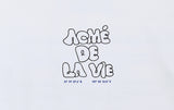 アクメドラビ(acme' de la vie) ADLV EMBOSSING LOGO SHORT SLEEVE T-SHIRT WHITE