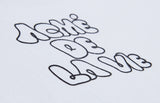 アクメドラビ(acme' de la vie) ADLV EMBOSSING LOGO SHORT SLEEVE T-SHIRT WHITE