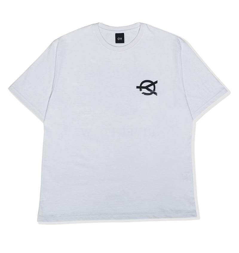 オーワイ(OY) RIVER FLOW LOGO T-WHITE