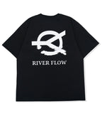 オーワイ(OY) RIVER FLOW LOGO T-BLACK