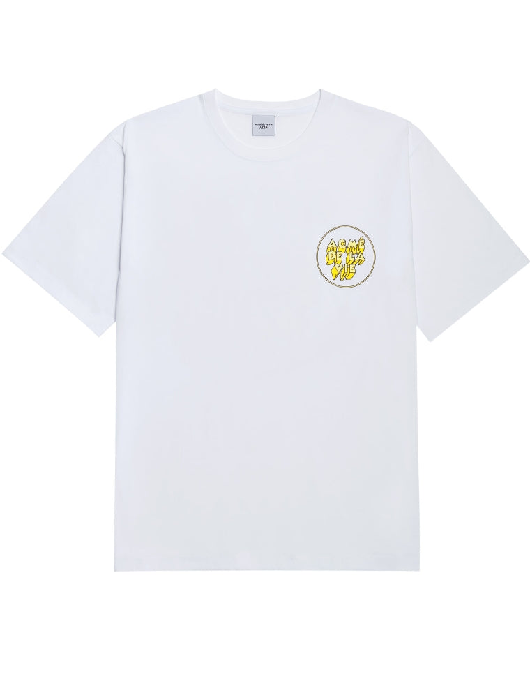 アクメドラビ(acme' de la vie) ADLV ICE LOGO SHORT SLEEVE T-SHIRT YELLOW
