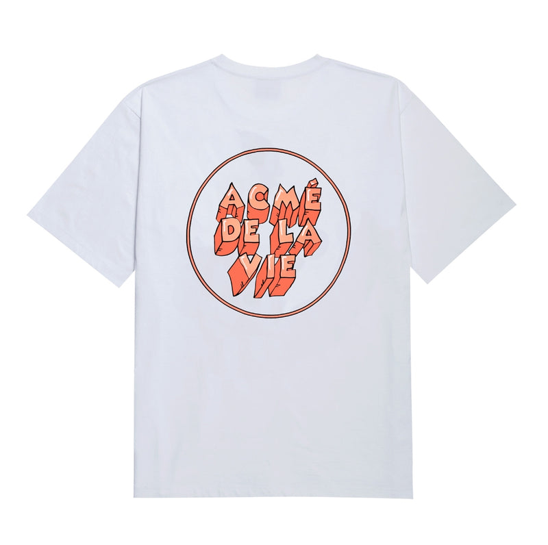 アクメドラビ(acme' de la vie) ADLV ICE LOGO SHORT SLEEVE T-SHIRT ORANGE