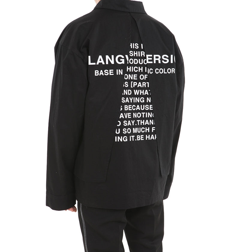 ランベルシオ(LANG VERSIO) 233 back printing shirt