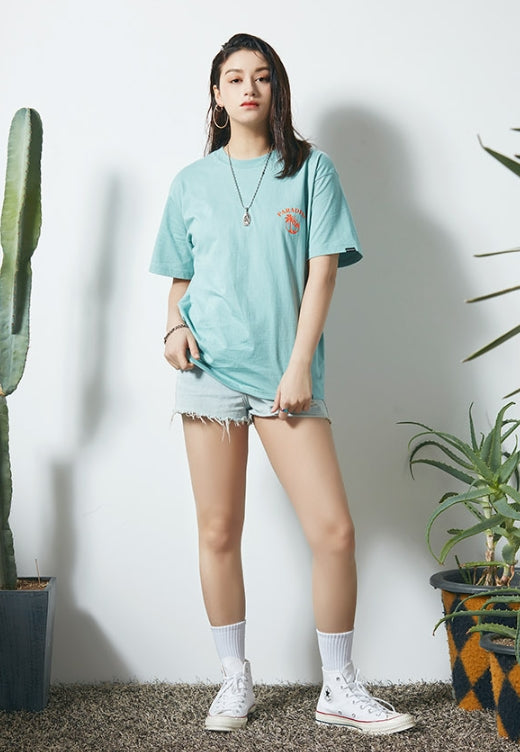 セイントペイン(SAINTPAIN) SP PALM TREE TEE-MINT