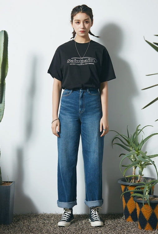 セイントペイン(SAINTPAIN)  SP SAINT LOGO TEE-BLACK