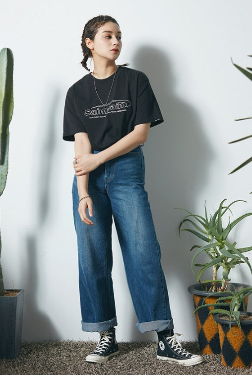 セイントペイン(SAINTPAIN)  SP SAINT LOGO TEE-BLACK