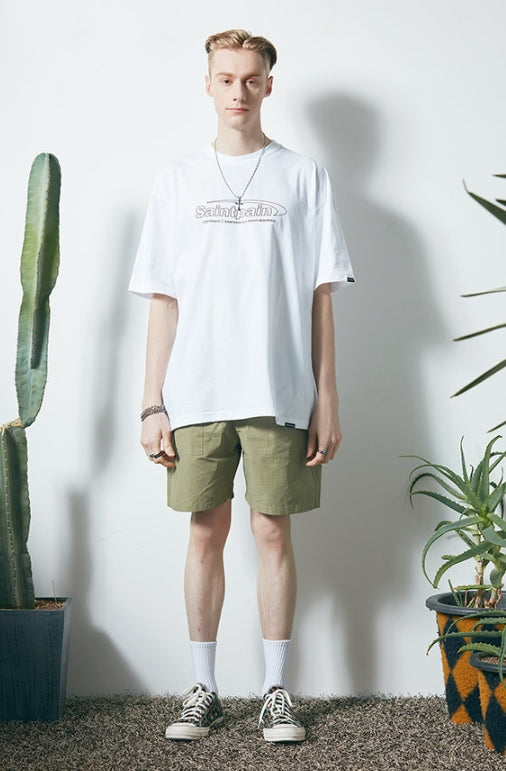 セイントペイン(SAINTPAIN)  SP SAINT LOGO TEE-WHITE