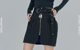 オージーオーディー(OZOD)SUIT SKIRT_black