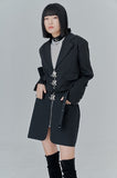 オージーオーディー(OZOD)SUIT SKIRT_black