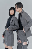 オージーオーディー(OZOD)SUIT SKIRT_gray