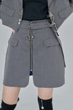 オージーオーディー(OZOD)SUIT SKIRT_gray