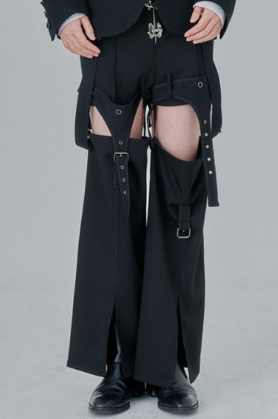 オージーオーディー(OZOD) DETACHABLE PANTS_black