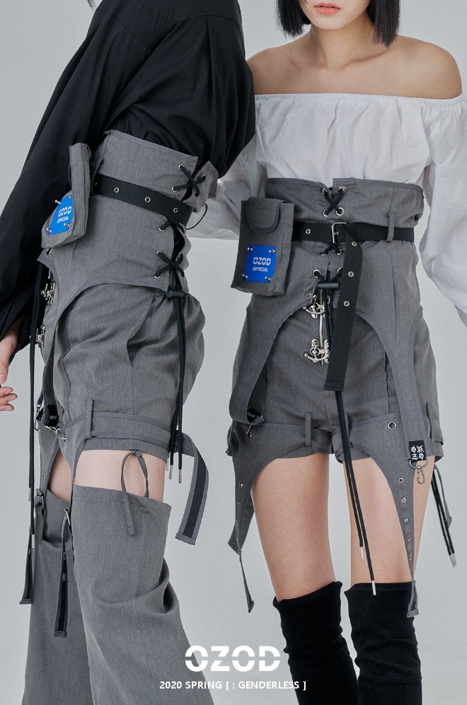 オージーオーディー(OZOD) DETACHABLE PANTS_gray