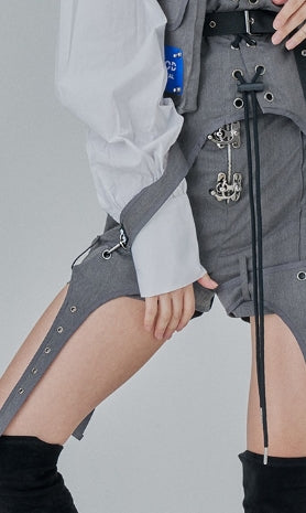 オージーオーディー(OZOD) DETACHABLE PANTS_gray