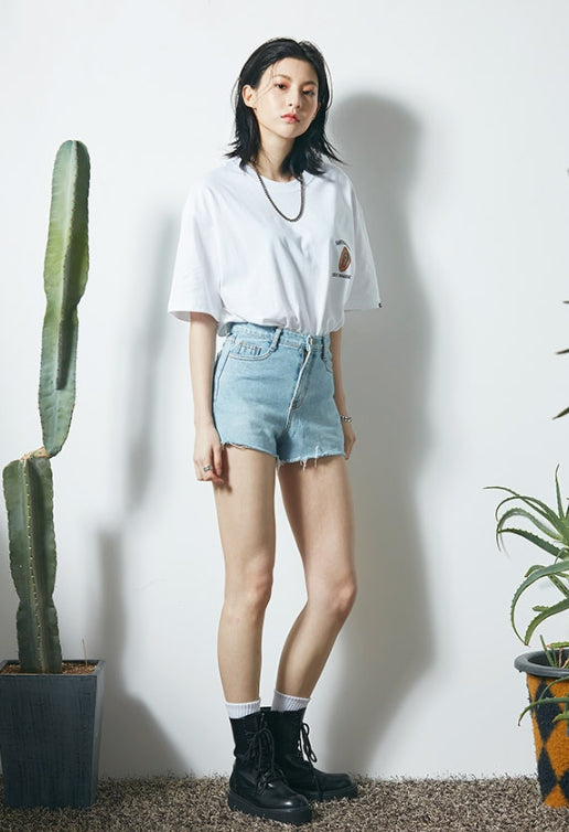 セイントペイン(SAINTPAIN)  SP 2X GUADALUPE TEE-WHITE