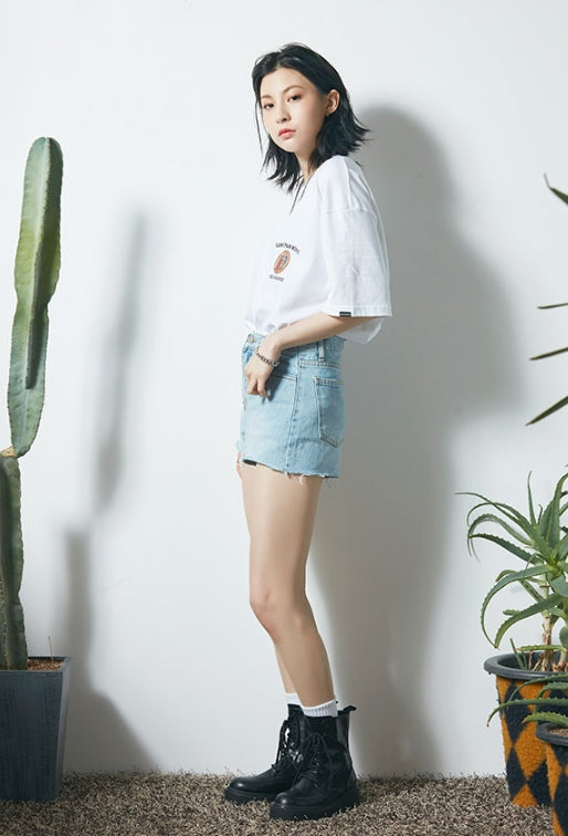 セイントペイン(SAINTPAIN)  SP 2X GUADALUPE TEE-WHITE