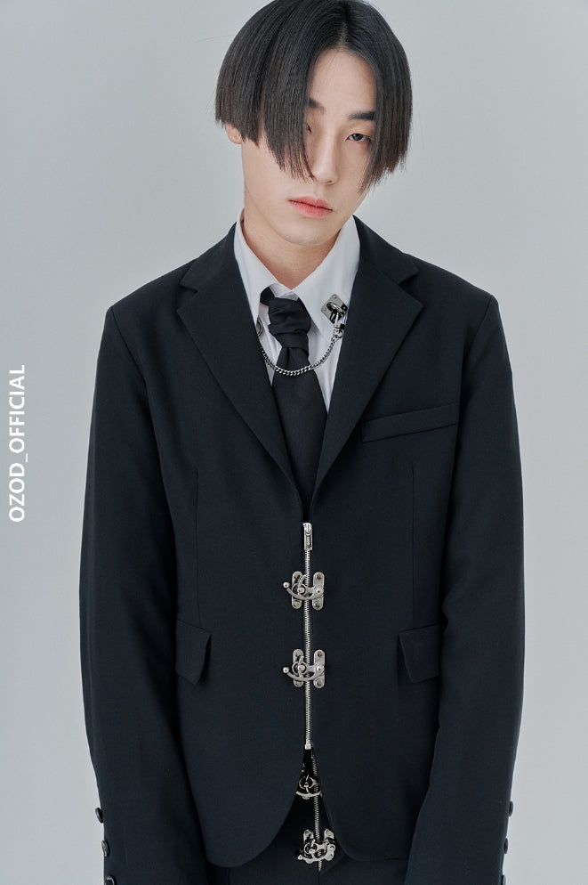 オージーオーディー(OZOD) PIERCING BLAZER_black