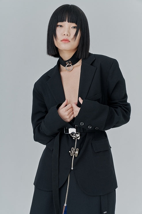 オージーオーディー(OZOD) PIERCING BLAZER_black