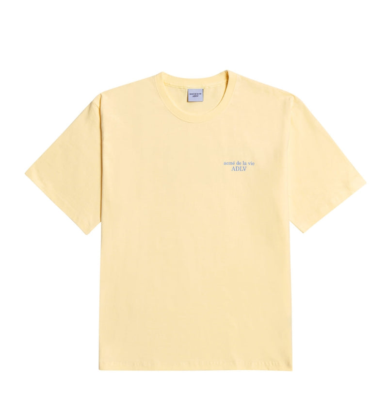 アクメドラビ(acme' de la vie) ADLV BASIC SHORT SLEEVE T-SHIRT 2 LIGHT YELLOW