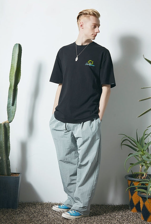 セイントペイン(SAINTPAIN) SP NEON PALM TREE TEE-BLACK