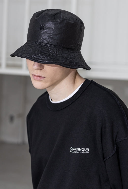 メスノウン(MASSNOUN) CI LOGO BRILLIANCE BUCKET HAT MSZAC003-BK