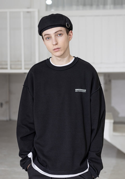 メスノウン(MASSNOUN) CI LOGO D-RING NEWSBOY CAP MSZAC004-BK