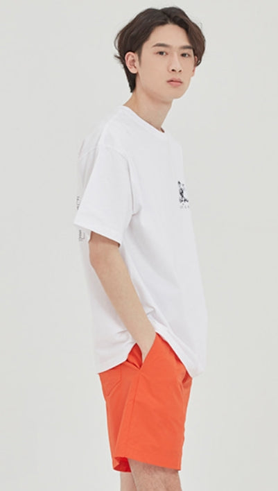 ロマンティッククラウン(ROMANTIC CROWN) [PIZZAHUT X RMTCRW]PIZZA POSTER TEE_WHITE