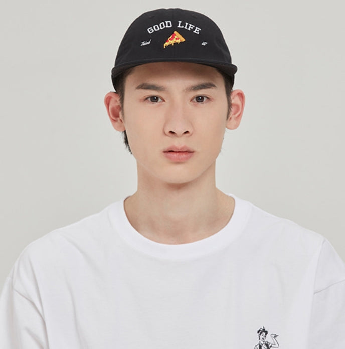 ROMANTIC CROWN(ロマンティック クラウン) [PIZZAHUT X RMTCRW]GOOD LIFE BALL CAP_BLACK