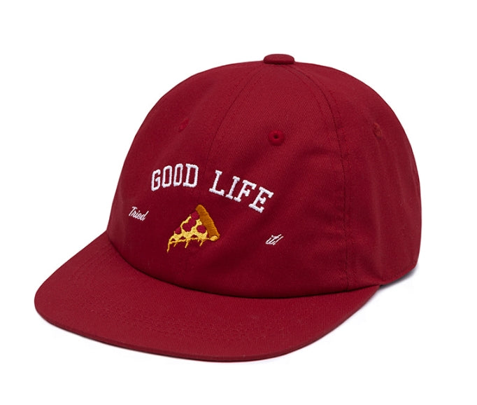 ROMANTIC CROWN(ロマンティック クラウン) [PIZZAHUT X RMTCRW]GOOD LIFE BALL CAP_BURGUNDY