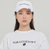 ROMANTIC CROWN(ロマンティック クラウン) RMTCRW LOGO CAP_WHITE