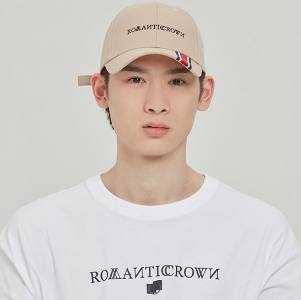 ROMANTIC CROWN(ロマンティック クラウン) RMTCRW LOGO CAP_BEIGE