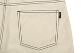 ロマンティッククラウン(ROMANTIC CROWN) SQUARE PATTERN COTTON PANTS_OATMEAL