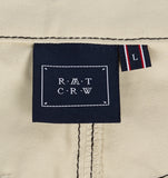 ロマンティッククラウン(ROMANTIC CROWN) SQUARE PATTERN COTTON PANTS_OATMEAL