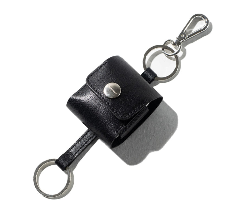 マスノウン(MASSNOUN) O-RING AIRPODS REAL LEATHER CASE MSZAA005-BK
