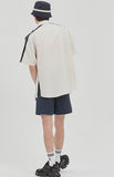 ロマンティッククラウン(ROMANTIC CROWN) SHOULDER LINE HALF SHIRT_OATMEAL