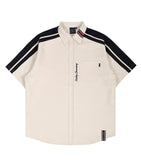 ロマンティッククラウン(ROMANTIC CROWN) SHOULDER LINE HALF SHIRT_OATMEAL