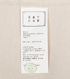 ロマンティッククラウン(ROMANTIC CROWN) SHOULDER LINE HALF SHIRT_OATMEAL