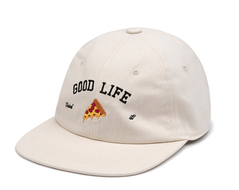 ROMANTIC CROWN(ロマンティック クラウン) [PIZZAHUT X RMTCRW]GOOD LIFE BALL CAP_OATMAEL