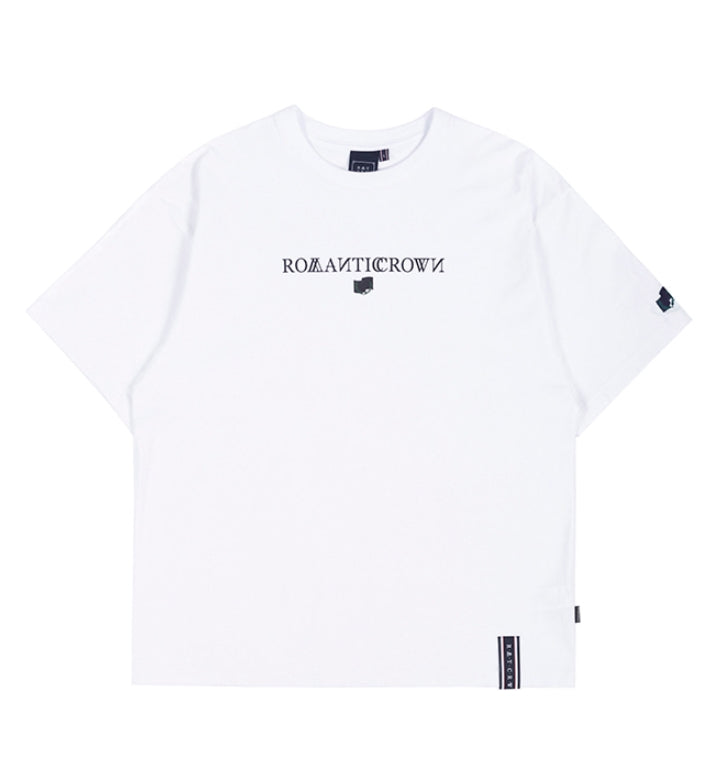 ロマンティッククラウン(ROMANTIC CROWN) RMTCRW LOGO TEE_WHITE