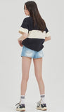 ロマンティッククラウン(ROMANTIC CROWN) PERFECT GAME V NECK JERSEY_NAVY
